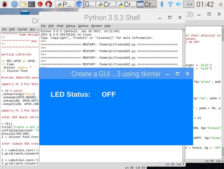 How to Create a GUI in Raspberry Pi 3 - The Engineering Projects