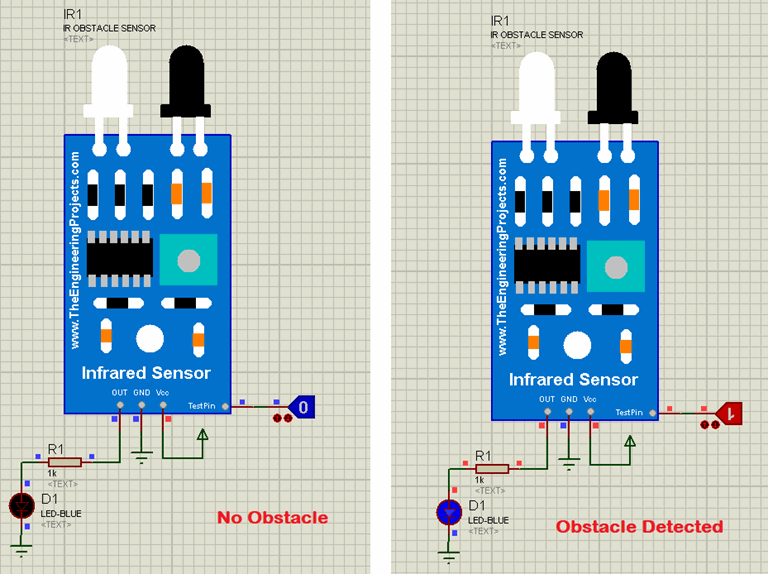 Infrared Sensor Library for Proteus - The Engineering Projects