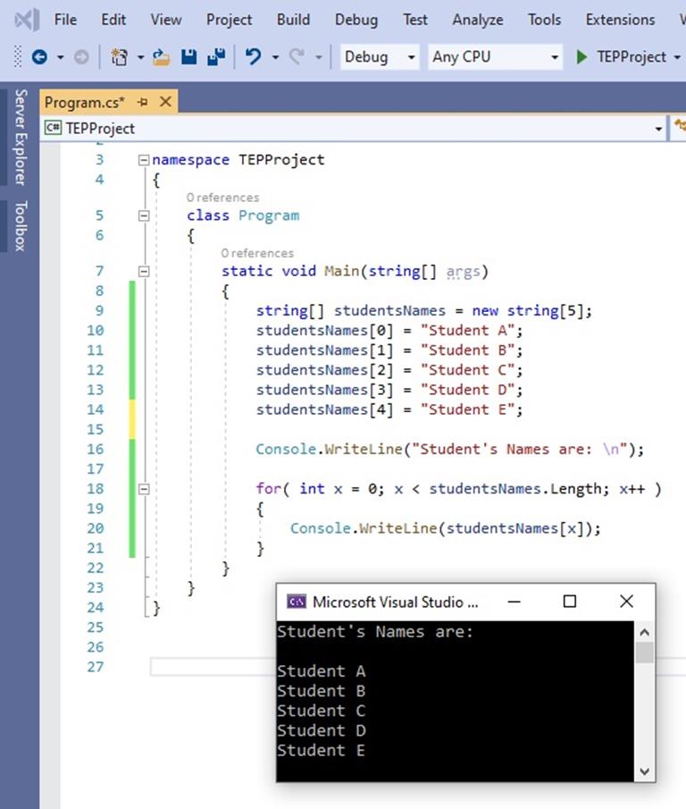 How to use for Loop in C# - The Engineering Projects
