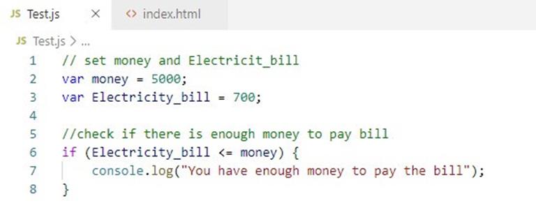 If Else Statement in JavaScript - The Engineering Projects