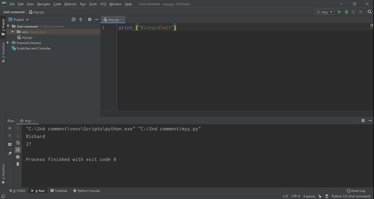 How to use String in Python - The Engineering Projects