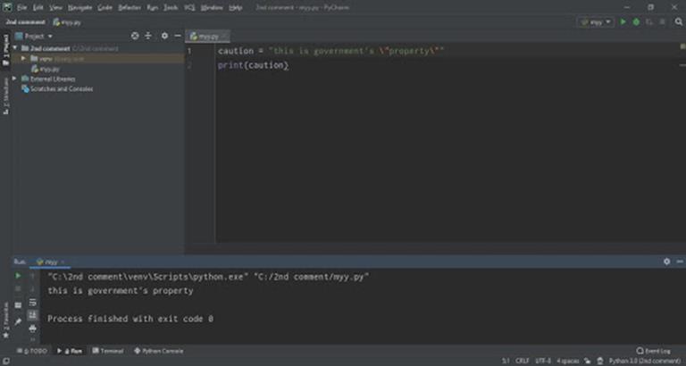 How to use String in Python - The Engineering Projects