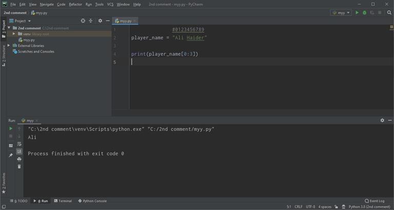 How to use String in Python - The Engineering Projects image.