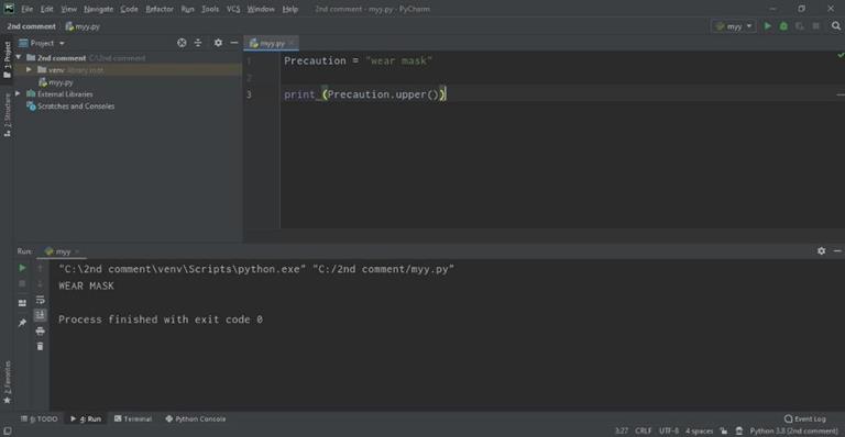 How to use String in Python - The Engineering Projects