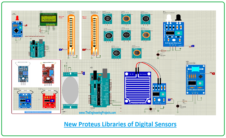 New Proteus Libraries Of Digital Sensors - The Engineering Projects