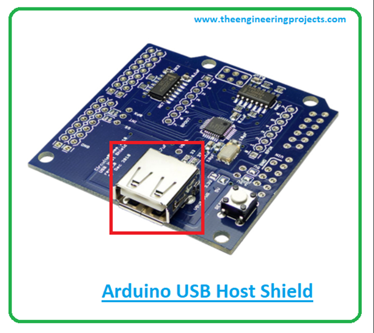 Introduction To Arduino USB Host Shields - The Engineering Projects