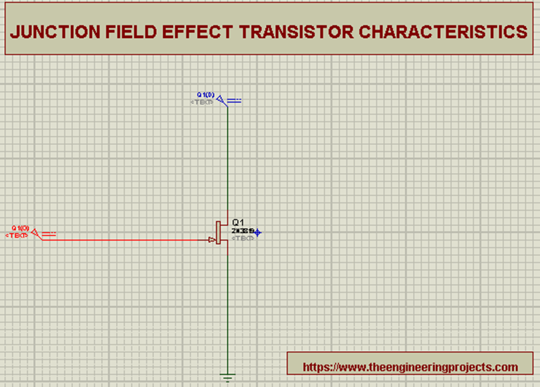 Junction Field Effect Transistor (JFET) Simulation in Proteus ISIS