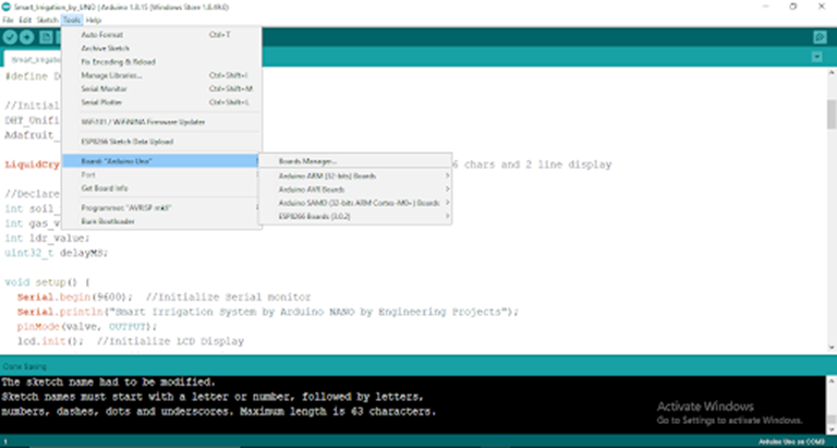 Smart Irrigation System using Arduino UNO - The Engineering Projects image.