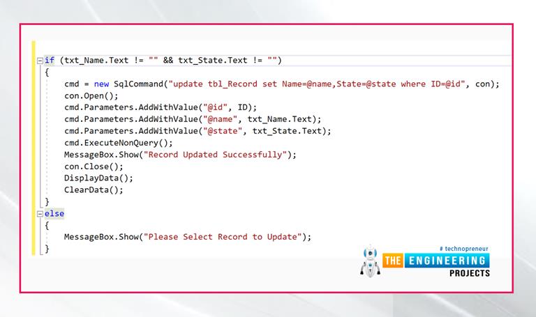 Databases and CRUD operations in C# - The Engineering Projects