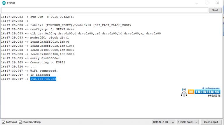 Create a Web Server with ESP32 - The Engineering Projects