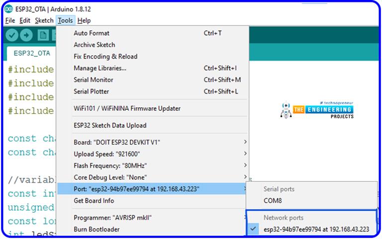 ESP32 OTA (Over The Air) Programming - The Engineering Projects