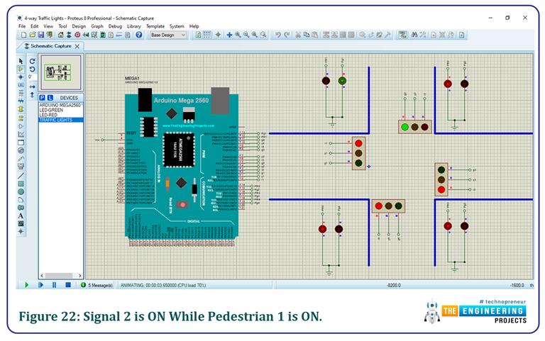 Simple 4 Way Traffic Light Control Using Arduino The Engineering Projects 