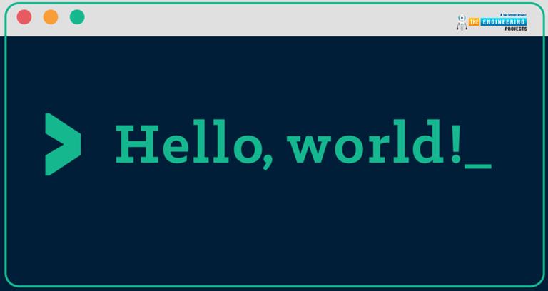 Writing First Code in Python (Hello World) - The Engineering Projects
