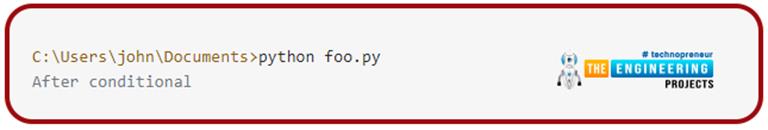 Conditional Statements in Python - The Engineering Projects