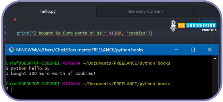 How to use Strings in Python? - The Engineering Projects
