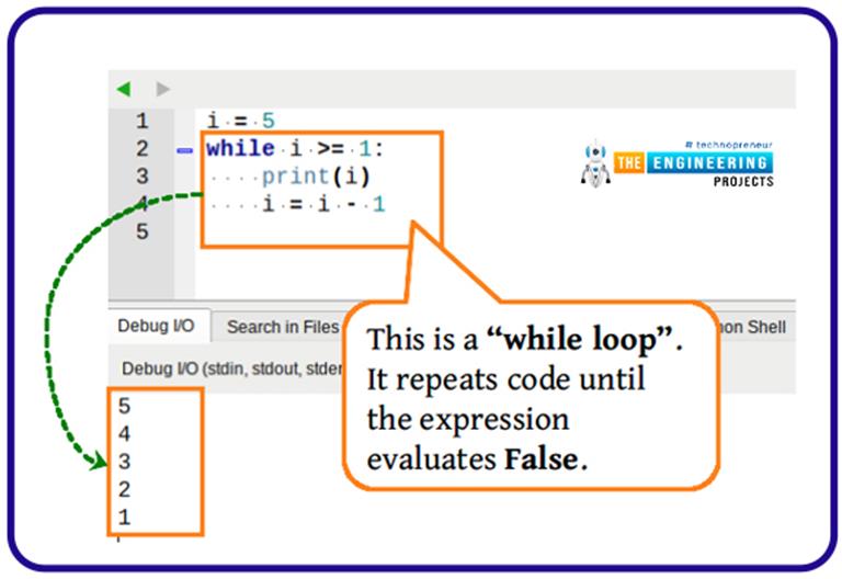 While Loop in Python - The Engineering Projects