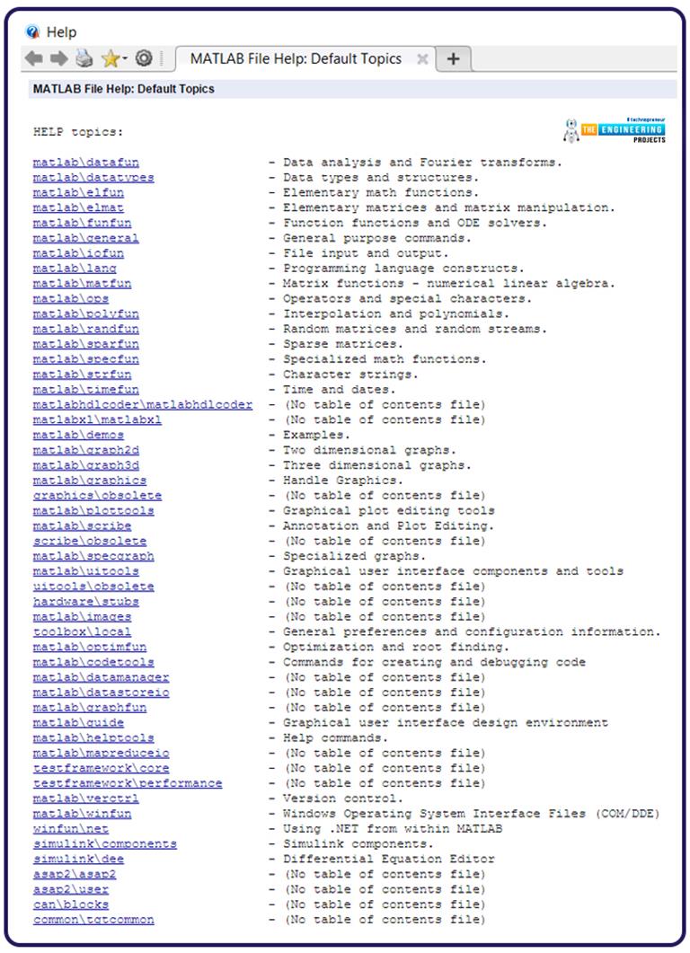 Command Window in MATLAB - The Engineering Projects