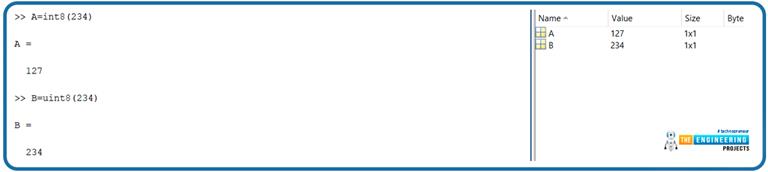 How to use Data Types in MATLAB? - The Engineering Projects