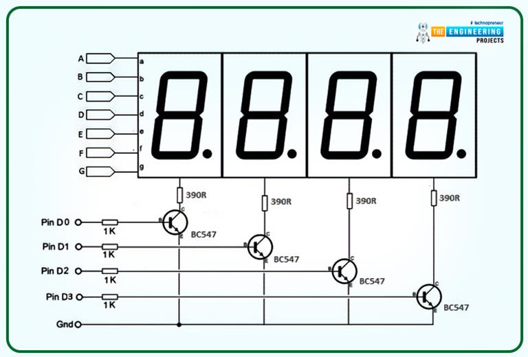 Interface 7-Segment Display with Raspberry Pi 4 - The Engineering Projects