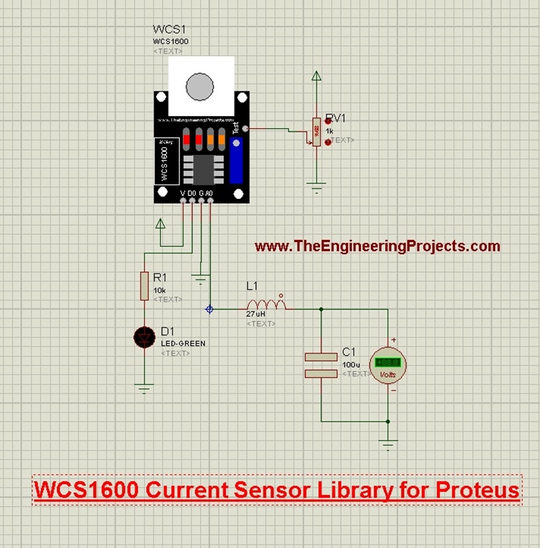 Current Sensor Library for Proteus - The Engineering Projects