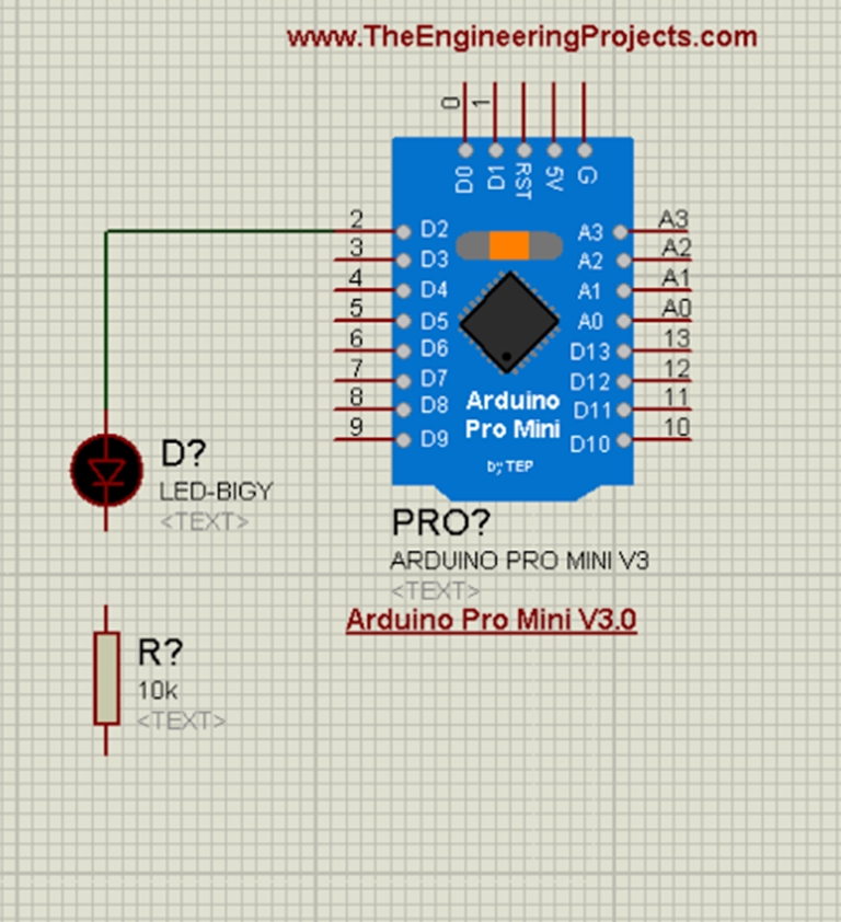 Arduino Pro Mini Library For Proteus V3.0 - The Engineering Projects