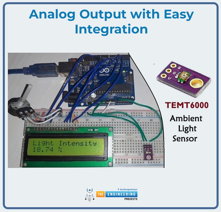TEMT6000 Ambient Light Sensor Module - For Arduino, Raspberry Pi & DIY Electronics Projects 4 thumbnail image