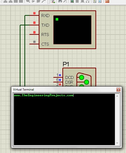 How To Use Virtual Terminal in Proteus ISIS - The Engineering Projects