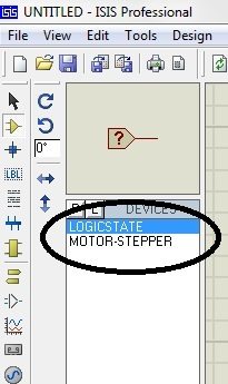 Stepper Motor Drive Circuit in Proteus ISIS, Stepper motor circuit in proteus, complete circuit design in proteus isis