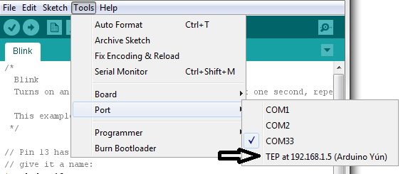 Getting Started With Arduino YUN 7