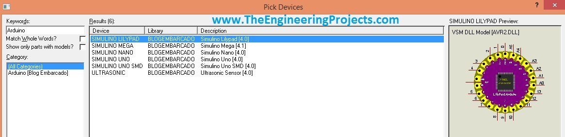 Arduino Lilypad Nano Library for Proteus, Arduino nano simulation in proteus, arduino lilypad simulation in proteus, arduino simulation in proteus, arduino library in proteus, arduino proteus library