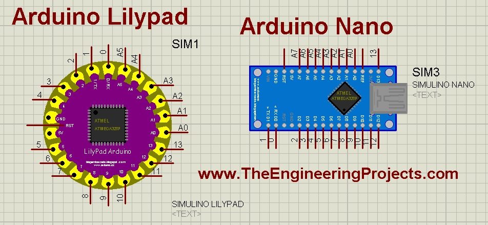 Arduino Lilypad Nano Library for Proteus, Arduino nano simulation in proteus, arduino lilypad simulation in proteus, arduino simulation in proteus, arduino library in proteus, arduino proteus library