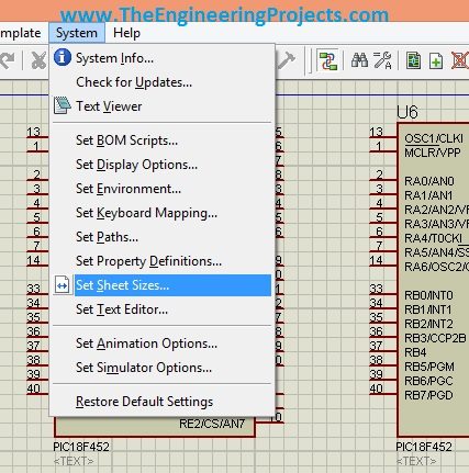 how to increase workspace in proteus, increase workspace in proteus, work area maximize proteus, increase work area proteus, increase workspace proteus