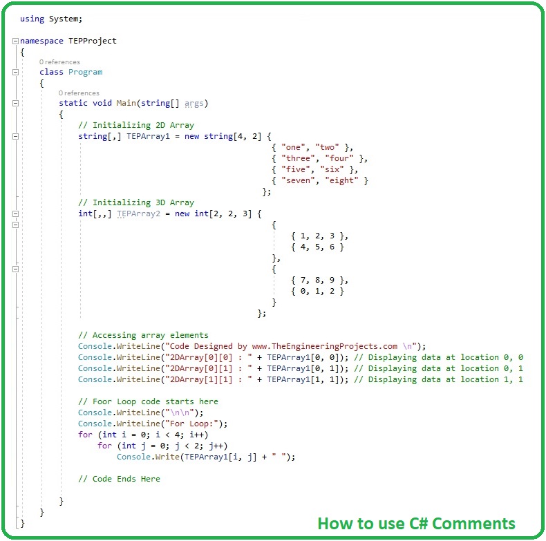 How to use C# Comments, c# comments, comments in c#, comments c#, comments in c#