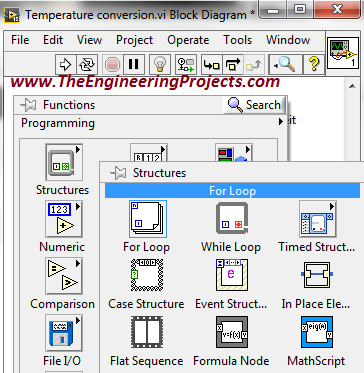 Temperature conversion in LabVIEW 2015, Temperature conversion in LabVIEW, Celsius to Fahrenheit conversion, Simple temperature conversion in NI LabVIEW, How to make temperature conversion program in LabVIEW, Make temperature conversion in LabVIEW 2015