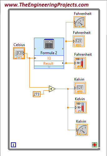 Temperature conversion in LabVIEW 2015, Temperature conversion in LabVIEW, Celsius to Fahrenheit conversion, Simple temperature conversion in NI LabVIEW, How to make temperature conversion program in LabVIEW, Make temperature conversion in LabVIEW 2015