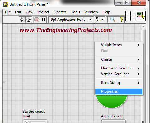 Area and volume calculation with the radius in LabVIEW, Calculate area of circle using LabVIEW, How to find area of cylinder in NI LabVIEW, LabVIEW to find area and volume of different shapes with the given radius, Find area and volume with the radius in NI LabVIEW