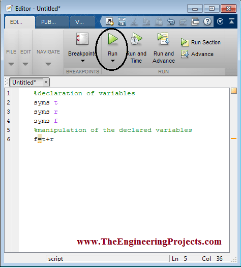 Creating m.file in MATLAB, How to Create m.file in MATLAB, Creating m.file using MATLAB, MATLAB to Create m.file, MATLAB create m.file.