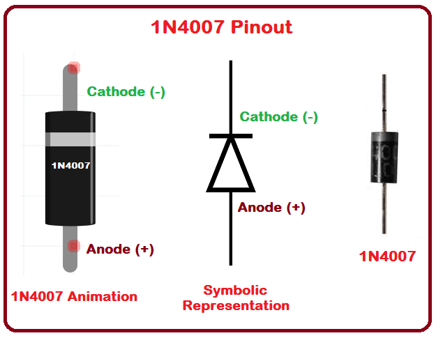 1n4007 Diode Pinout Features Explained With Example 44 Off