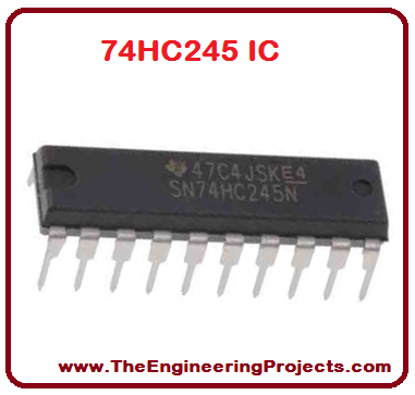 74HC245 Pinout, 74HC245 basics, basics of 74HC245, getting started with 74HC245, how to use 74HC245, how to get start with 74HC245, proteus 74HC245, 74HC245 proteus