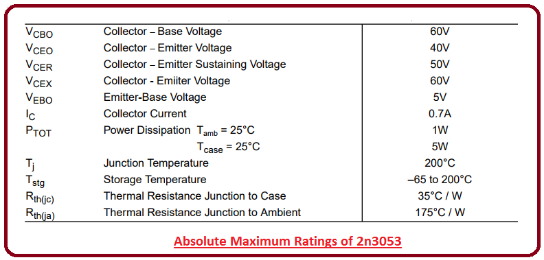 introduction to 2n3053, intro to 2n3053, basics of 2n3053, working of 2n3053