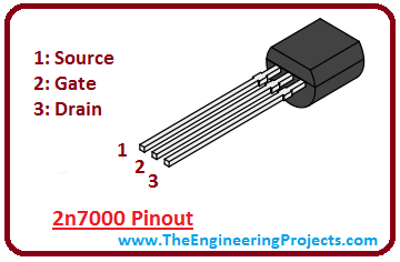 introduction to 2n7000, intro to 2n7000, working of 2n7000, principle of 2n7000, basics of 2n7000