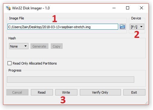 Install on SD Card for Raspberry 3 - The Engineering Projects
