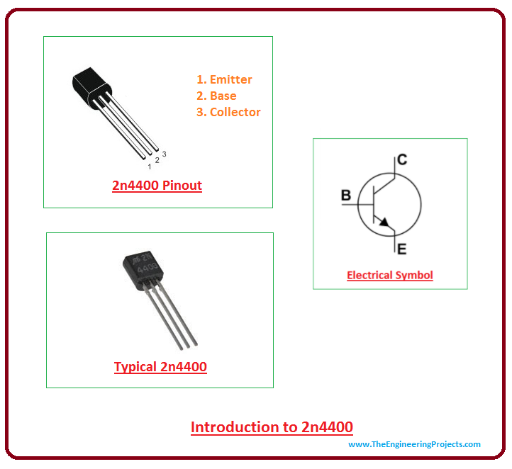 introduction to 2n4400, intro 2n4400, basics of 2n4400, applications of 2n4400, working of 2n4400, pinout 2n4400