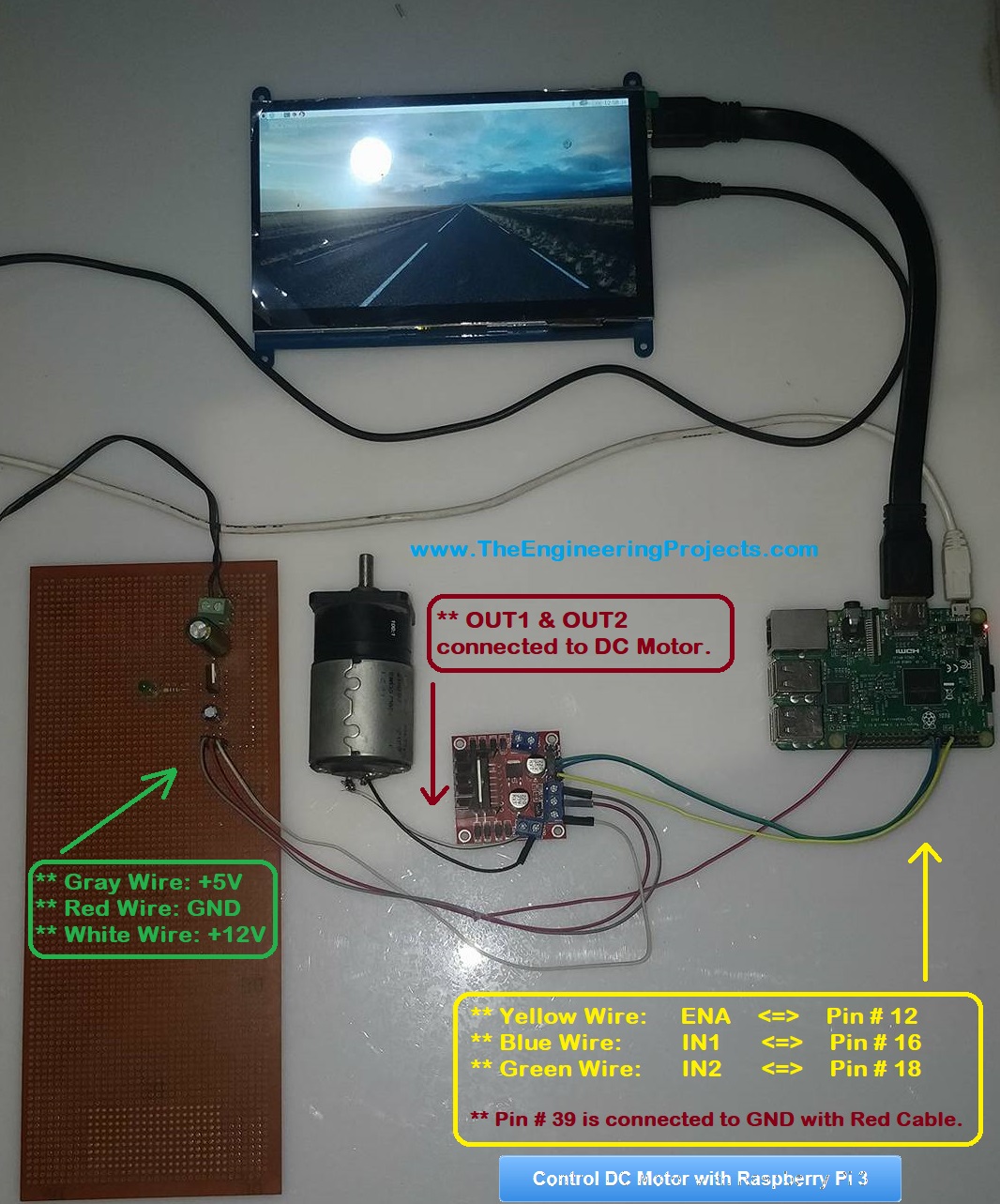 How to Control DC Motor with Raspberry Pi 3, dc motor with pi 3, pi 3 dc motor, dc motor control pi 3, dc motor with pi 3, dc motor with raspberry pi 3