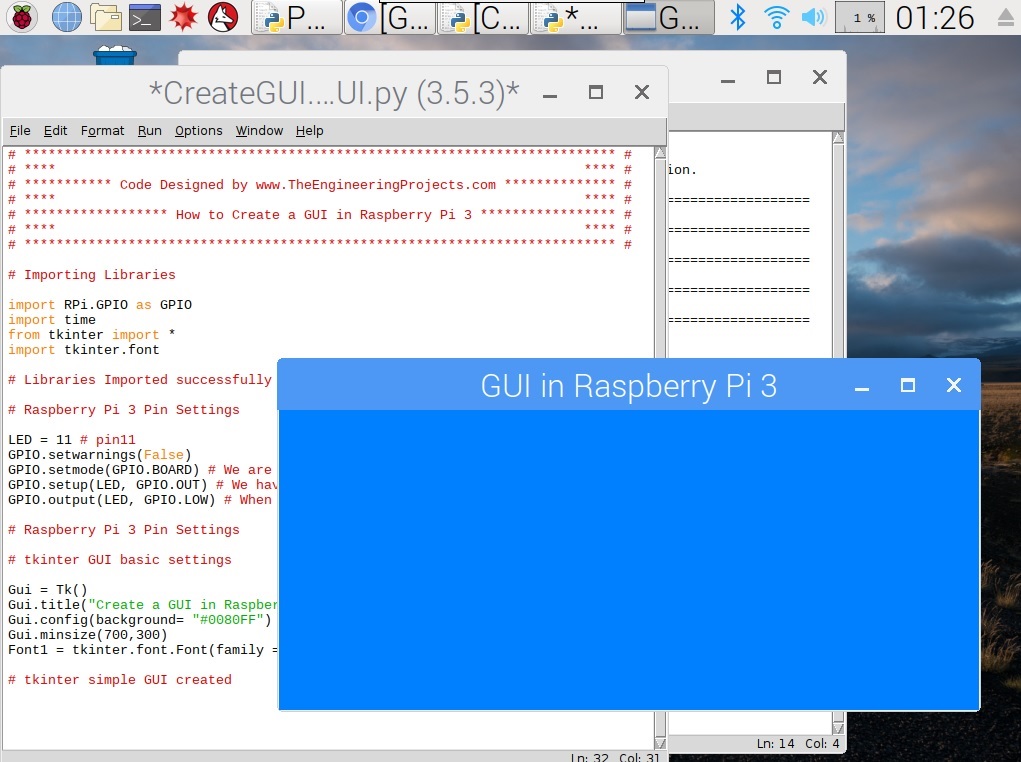 How To Create A GUI In Raspberry Pi 3 The Engineering Projects
