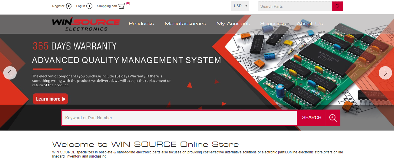 winsource, electronic components, electronic components distributor from china, pcb projects, electronic component distributor, e-commerce from china, e-commerce online electronic components