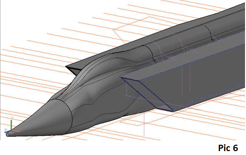 How to create a jet fighter model in AutoCAD, tips for creating jet fighter model