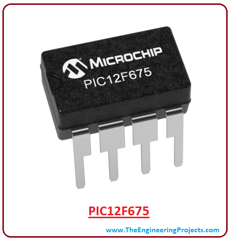 introduction to pic12f675, pic12f675 pinout, pic12f675 features, pic12f675 block diagram, pic12f675 functions, pic12f675 applications