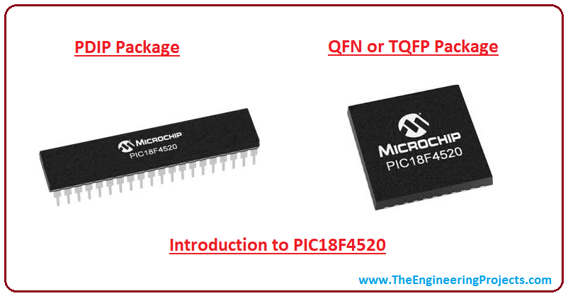 introduction to pic18f4520, pic18f4520 pinout, pic18f4520 features, pic18f4520 block diagram, pic18f4520 functions, pic18f4520 applications