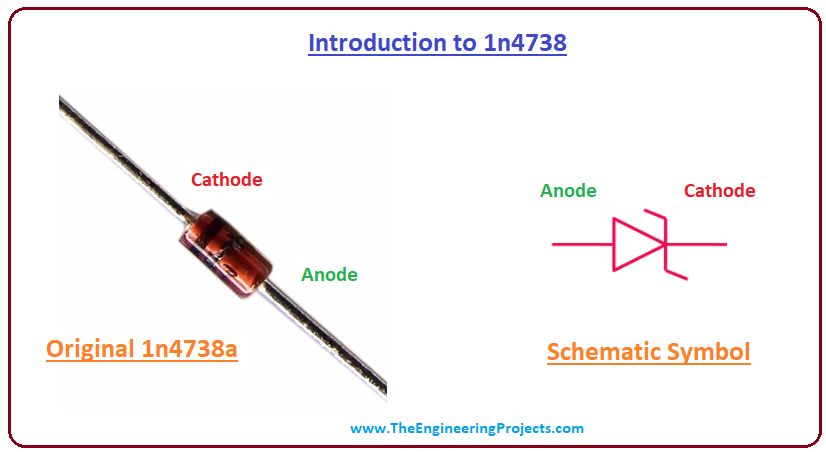 introduction to 1n4738a, working of diode, 1n4738a featuers, 1n4738a applications